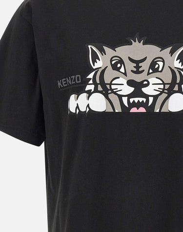 "Happy tiger t-shirt" FF65TS4514SG 99J KENZO PARIS 