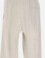 Pantaloni jogger in pile con slogan PERMBP208 CO312GY DROLE DE MONSIEUR 