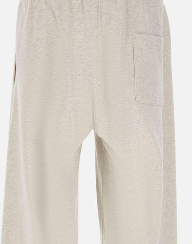 Pantaloni jogger in pile con slogan PERMBP208 CO312GY DROLE DE MONSIEUR 