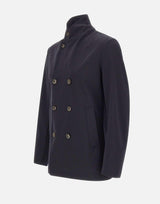 Giacca doppiopetto in twill S10MUC972 18589 MONTECORE 