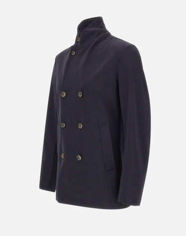 Giacca doppiopetto in twill S10MUC972 18589 MONTECORE 