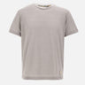 T-shirt "Lin" in lino e cotone LINVR0323 PERLA BOB 