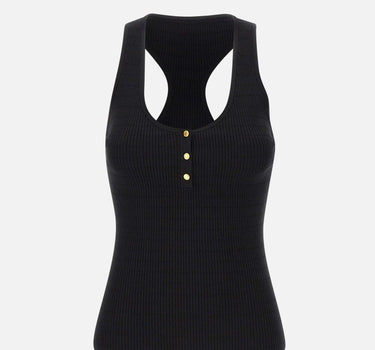 Top in maglia a micro-trecce TK75B61E2 110 ELISABETTA FRANCHI 