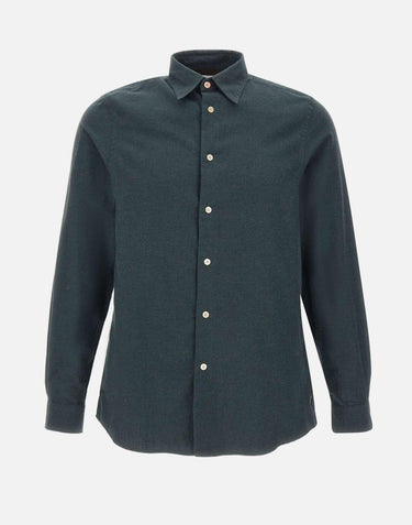 Camicia in twill di flanella M2R687UT22487 37 PS PAUL SMITH 