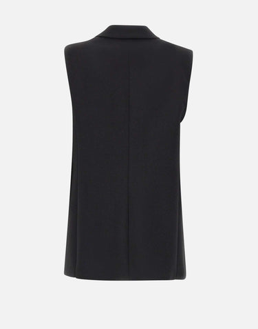 Maxi gilet in crepe stretch R811Z000023N 033 ELENA MIRO' 