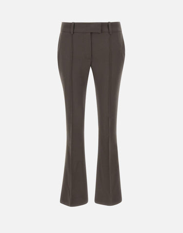 Pantaloni in gabardine di lana 251WCP00266 WWW061AA064 THE ATTICO 