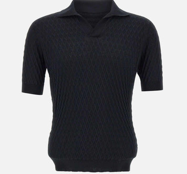 Polo "Skipper" in crepe di cotone PL1MCSK CR14D990 FILIPPO DE LAURENTIIS 