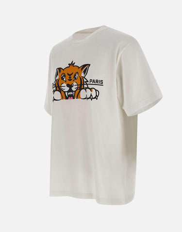 "Happy tiger t-shirt" FF65TS4514SG 02 KENZO PARIS 