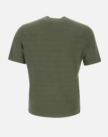 T-shirt in lino TSMC JERLINU570 FILIPPO DE LAURENTIIS 