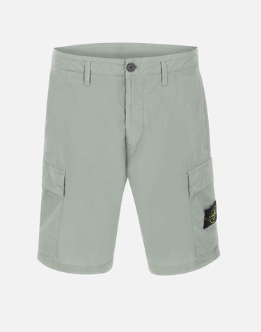 Bermuda in tela di cotone stretch "Paracadute" L100020S0003 V0055 STONE ISLAND 