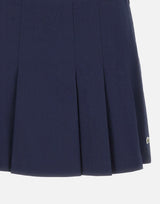 Gonna corta plissettata in cotone elasticizzato JF8001 166 LACOSTE 