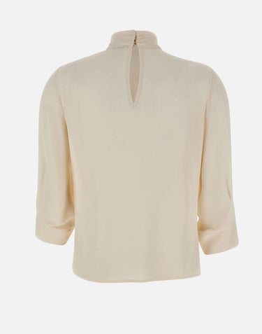 Blusa con fiocco firmato CA17866E2 E84 ELISABETTA FRANCHI 