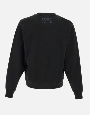 Felpa "Happy tiger" in cotone FF55SW2634MF 99J KENZO PARIS 