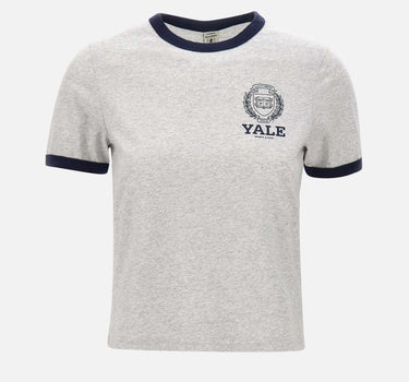 T-shirt "Yale Crest Ringer" TO073611677GY18 GRYNAVY SPORTY & RICH 