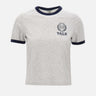 T-shirt "Yale Crest Ringer" TO073611677GY18 GRYNAVY SPORTY & RICH 