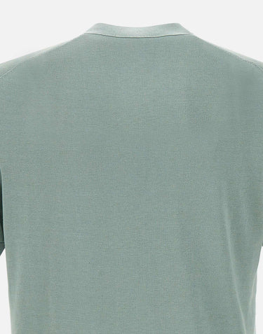 T-shirt in seta e cotone A010 F2005500 PAOLO PECORA 