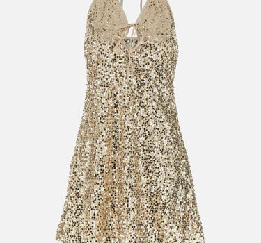 "Net sequins mini dress" 112628 1531 ROTATE BIRGER CHRISTENSEN 