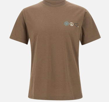 T-shirt "Shitake flower peace" in cotone EM001717 AF14836F6061 EMPORIO ARMANI 