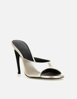 Mule "Betta" silver 260WSH00886 LBT112AA002 THE ATTICO 