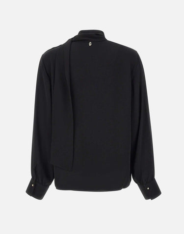 Blusa con sciarpa MF5281T4241 22222 LIU-JO 