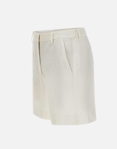 Shorts in stuoia di lino 2619141013600 001 'S MAX MARA 