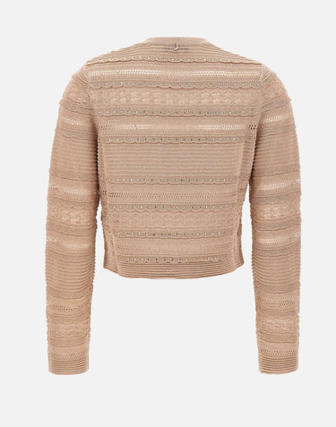 Cardigan traforato CA6237MA06S A4389 LIU-JO 