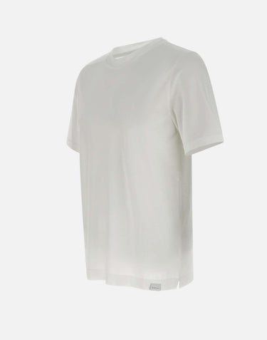 T-shirt in crepe di cotone DK87114 BIANCO DIKTAT 