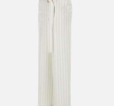 Pantaloni gessati a vita alta CA5236T1969 MM26E LIU-JO 