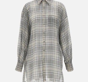 Camicia "Zero Waste checked" COPCH94F2065 GRY COPERNI 