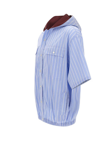 Camicia "Raf Hoodie" DFM06003TS060 AZBRD PDF 