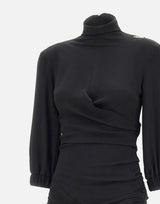 Blusa arricciata con fiocco 260WCI00030 AAS001AA100 THE ATTICO 