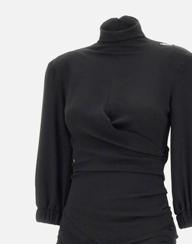 Blusa arricciata con fiocco 260WCI00030 AAS001AA100 THE ATTICO 