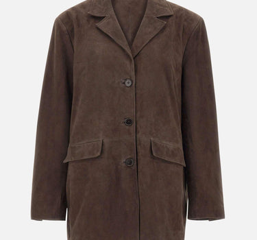 Blazer over in pelle scamosciata 115580 573 ROTATE BIRGER CHRISTENSEN 