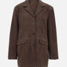 Blazer over in pelle scamosciata 115580 573 ROTATE BIRGER CHRISTENSEN 