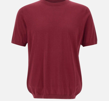 Maglia a maniche corte in misto seta e cotone 300421 375 KANGRA 