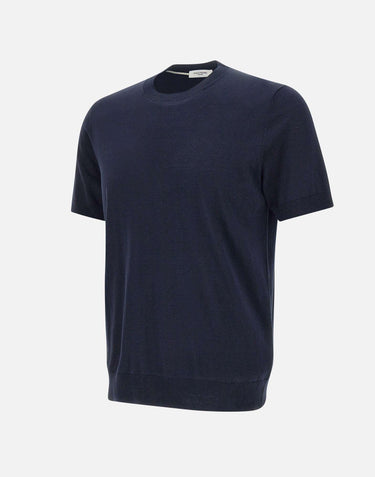 T-shirt in seta e cotone A010 F2006685 PAOLO PECORA 