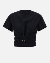 T-shirt in cotone 23AJTO539CO0485 P001 RABANNE 