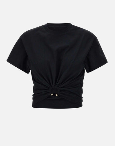 T-shirt in cotone 23AJTO539CO0485 P001 RABANNE 