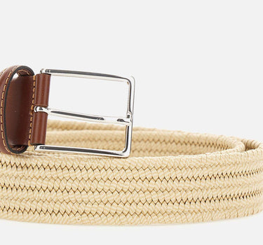 Cintura elasticizzata in cotone intrecciato 207 WHITE ATHISON 