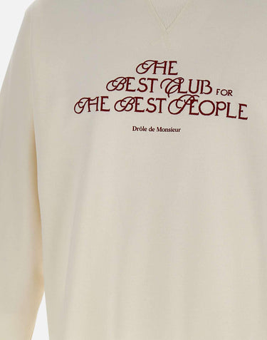 "The sweatshirt the best club" SW181 CO127OW DROLE DE MONSIEUR 