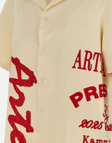 "Red print shirt" 024S CREAM ARTE ANTWERP 