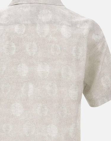 Camicia in lino M75CAMJ12 TET0I02601NN ELEVENTY 