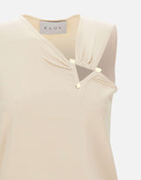 Top con dettaglio cut-out SP1NT004 1096 KAOS 