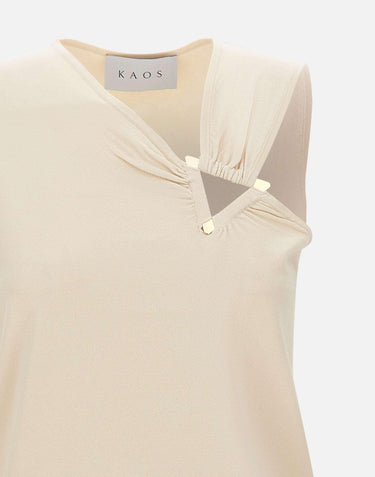 Top con dettaglio cut-out SP1NT004 1096 KAOS 