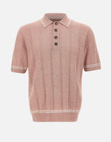 Polo in misto cotone e lino M76MAGM42 MAG0M018991301 ELEVENTY 