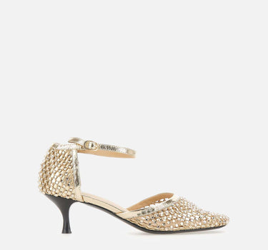 Scarpe con tacco "Shiny Décolleté All Over Strass" R15CONNIE PLATINUM STRATEGIA 