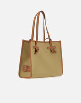 Borsa a spalla "Miss Marcella 32" BS6849 COMMCNVSETAIGACORDACARAMEL MARCELLA CLUB GIANNI CHIARINI 