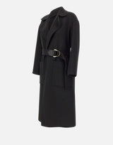 Cappotto in lana con cintura CF5283T4627 22222 LIU-JO 