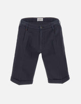 Bermuda in cotone e lino BS061 0A6174204 RE-HASH 