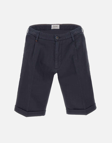 Bermuda in cotone e lino BS061 0A6174204 RE-HASH 